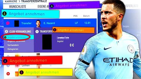 Jedes Transferangebot Annehmen Mit Man City Youtube