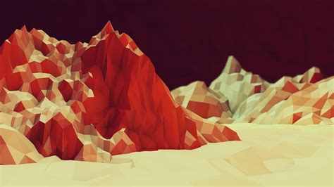 Low Poly Mountains Artwork Wallpapers HD Desktop And Mobile Backgrounds