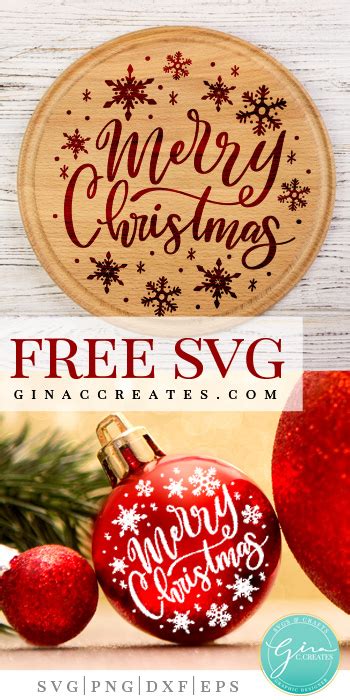 Merry Christmas Free SVG Cut File