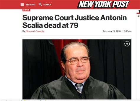 Antonin Scalia Found Dead At West Texas Resort Nc Renegades