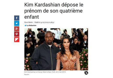 Kim Kardashian dépose le prénom de son quatrième enfant