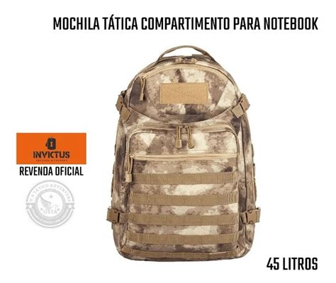 Mochila Mission Atacs Au Invictus T Tica Militar Parcelamento Sem Juros