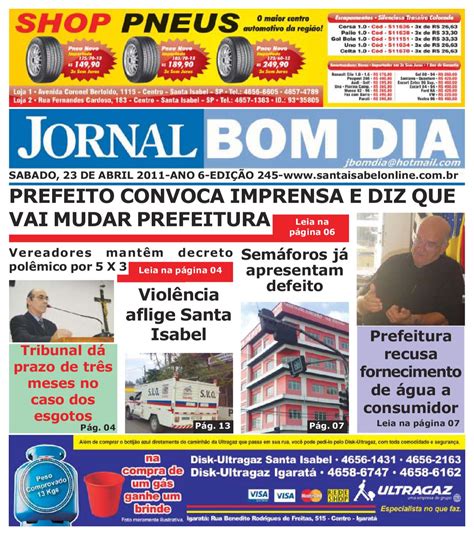 Jornal Bom Dia By Santa Isabel Issuu