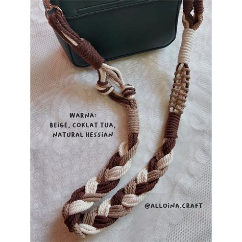 Jual Tali Kamera Tas Macrame Macrame Camera Bag Strap 04