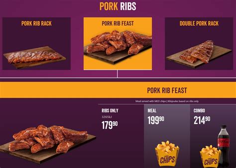 Steers Menu Prices South Africa Burgers Grills And Ribs