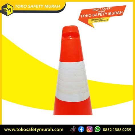 Traffic Cone Pvc Cm Kerucut Lalu Lintas Cm Safety Cone Orange