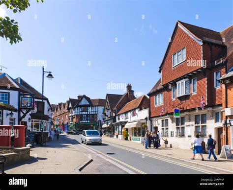 Lyndhurst New Forest Stock Photo Alamy