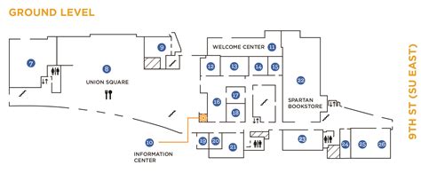 Interactive Building Directory | Student Union, Inc. at SJSU