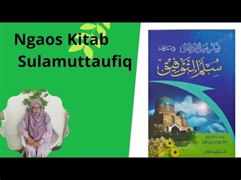 Ngaos Kitab Sulam Taufiq Youtube