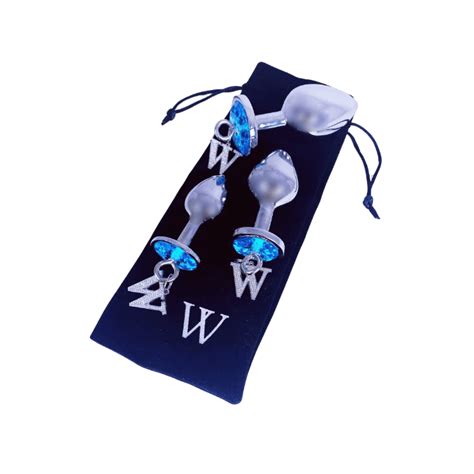 Opis â piece luxury gem butt plug anal training kit