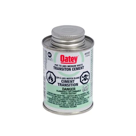 Abs To Pvc Transition White Cement 118 Ml