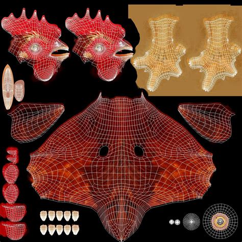 Brun höna riggade för Maya 3D modell 3D modell 149 ma Free3D