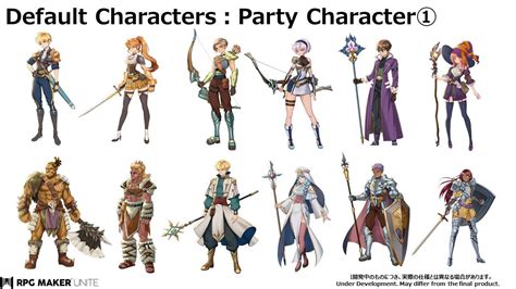 Rpg Maker Unite Details Default Character Full Body Portraits Rjrpg