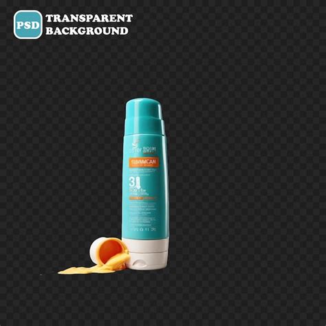 Premium PSD Sunscreen Icon Isolated 3d Render Illustration