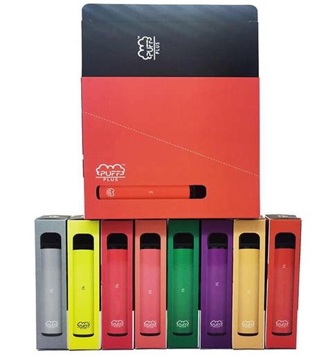 Puff Plus Disposable Vapes Device Pod Kit 800 Puffbars 3 2ml Cartridges