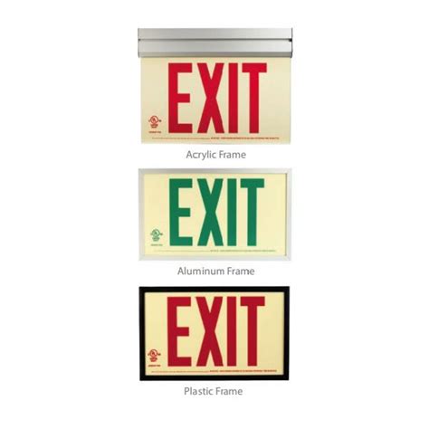 GLO BRITE P50 Exit Signs by Jessup Manufacturing