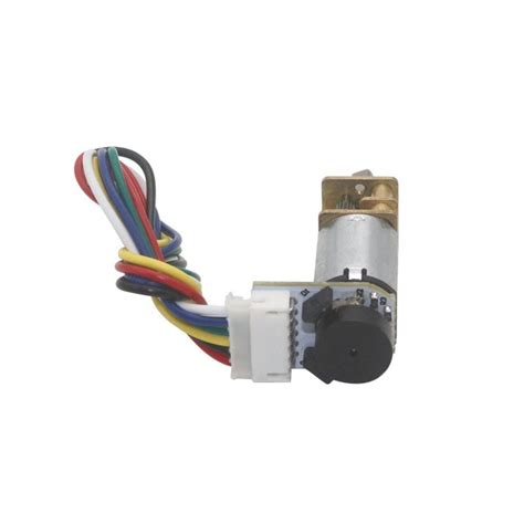 N20 6v 30 Rpm Micro Metal Gear Motor With Encoder Buy Online At Low