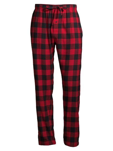 Hanes Mens And Big Mens 100 Cotton Flannel Pajama Pants 2 Pack