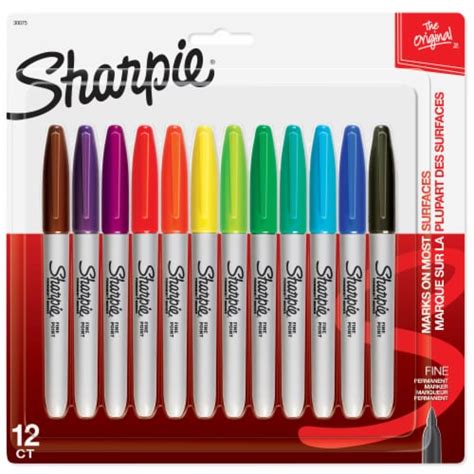 Sharpie Fine Point Permanent Markers Ct Qfc