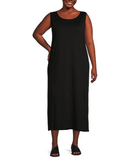 Bryn Walker Plus Size Piers Stretch Modal Ponte Scoop Neck Sleeveless