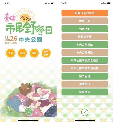 「台中市民野餐日」11／26登場 中央公園限定版導覽app搶先上線 商情 工商時報