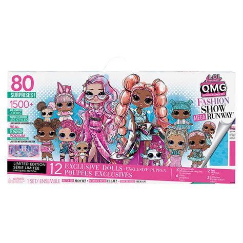 Lol Surprise Omg Fashion Show Mega Runway With 12 Exclusive Dolls Toys R Us Canada