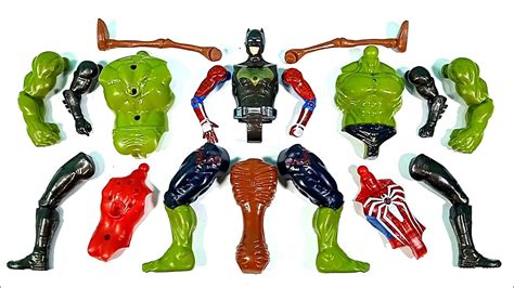 Avengers Toys Assamble Superhero Spider Man Batman Hulk Smash