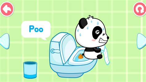 Saat Bayi Panda Kiki Buang Air Besar Di Toilet Kartun Anak Anak