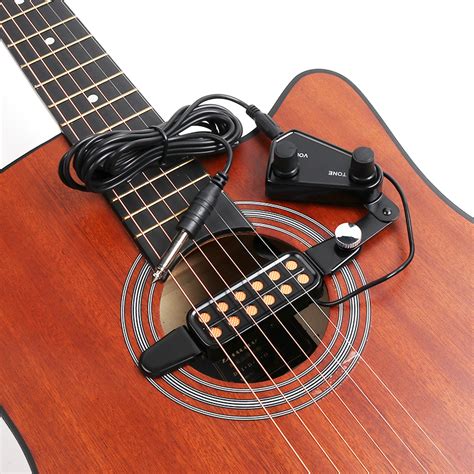 12 Hole Acoustic Guitar Pickup P-011 Sound Hole Pickup Magnetic ...