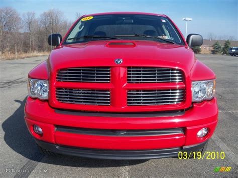 2003 Flame Red Dodge Ram 1500 SLT Quad Cab 4x4 27325196 GTCarLot