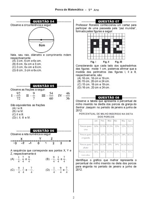 Atividades Com Descritores De Matematica 9 Ano Com Gabarito - MatemÁtica 9° ano com gabarito 240 atividades exercÍcios provas ...