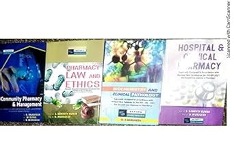 buy  pharmacy  year combo   books  sathya publishers