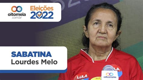 ELEIÇÕES 2022 Sabatina OitoMeia LOURDES MELO Candidata ao Governo