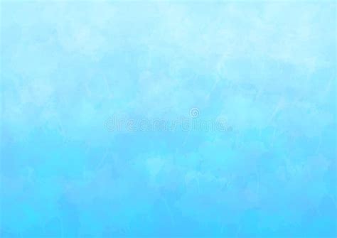 Vector Pastel Blue Gradient Background With Watercolor Texture Stock