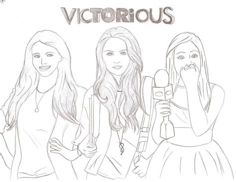 Victorious Coloring Pages To Print Sketch Coloring Page Coloring