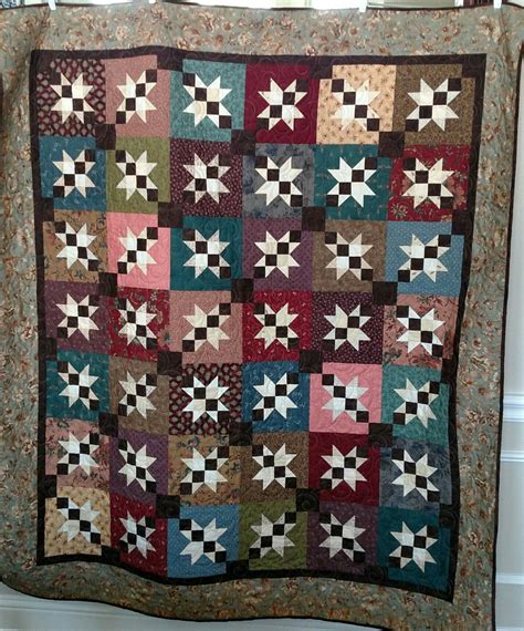 Scrappy Stars Quilt Quilts Star Quilt Sewing Projects