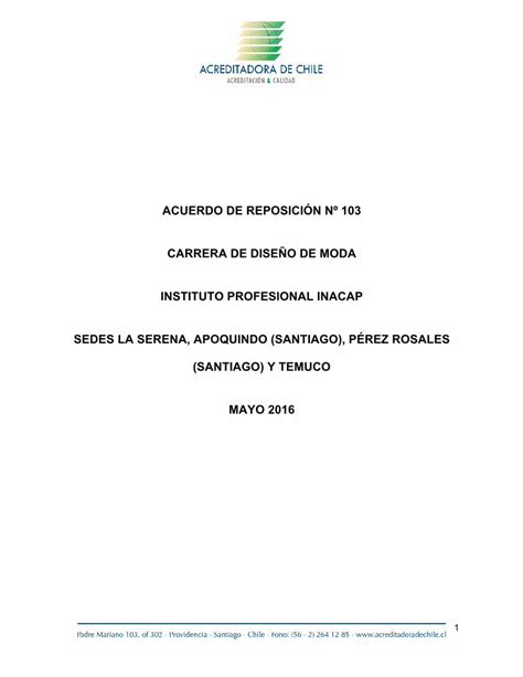 Pdf Acuerdo De Reposici N N Carrera De Dise O De Pdf File