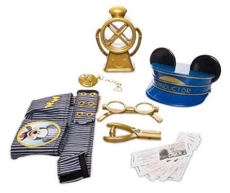 All Aboard! Disney Releases 14-piece Mickey Mouse Train Conductor Set ...