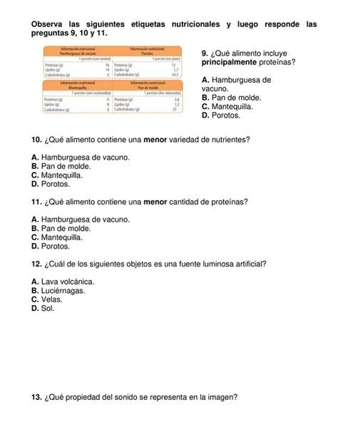 Evaluación Segundo Semestre Ciencias Naturales Tercer Año Profe Social