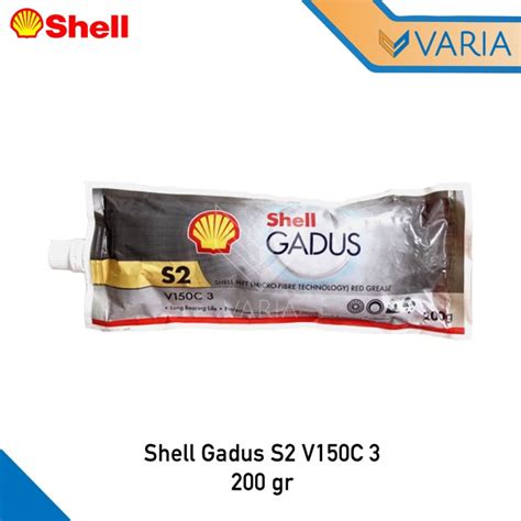 Shell Gadus S2 V150C 3 Red Grease 200 Gr Stempet Gemuk Multiguna Merah