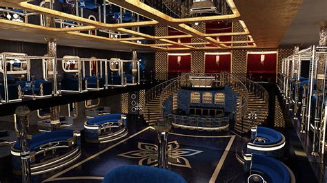 Luxury Nightclub Bar Interior Design 3d Model Cgtrader