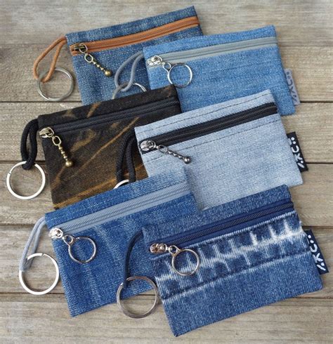 Denim Crafts Diy Denim Bag Diy Denim Wallet Diy Jean Bag Key Wallet