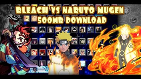 Saiu Novo Bleach Vs Naruto Mugen Para Qualquer Celular Android