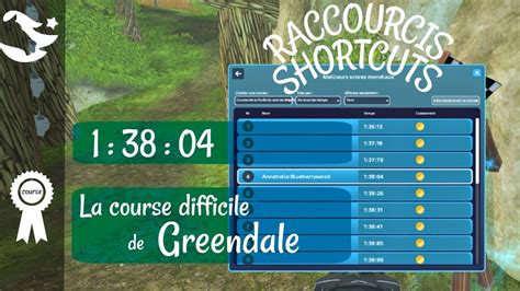 Difficile Greendale Raccourcis Course Race Shortcuts