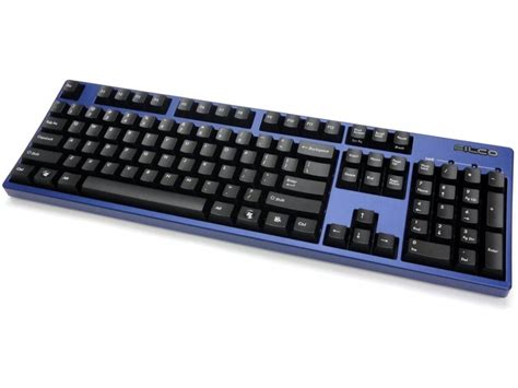 Filco Majestouch-2, MX Brown Tactile, Metallic Blue USA Keyboard ...