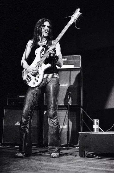 Lemmy Kilmister Of Motorhead With Rickenbacker Bass 1977 Photo By