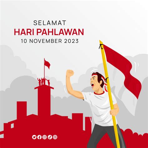 Selamat Hari Pahlawan Poster Template Postermywall