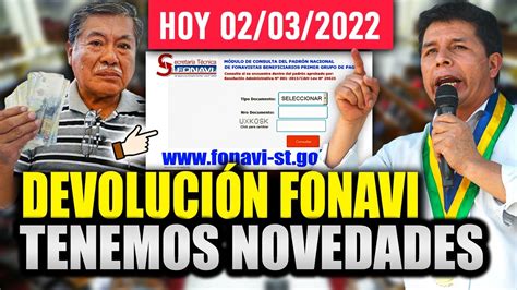 IMPORTANTE I DEVOLUCIÓN FONAVI TENEMOS NOTICIAS SOBRE SU DEVOLUCIÓN