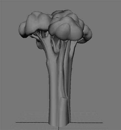 Broccoli 3d Model 25 Fbx Ma Obj Free3d