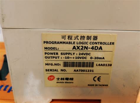 Shihlin Electric Ax N Da Programmable Controller Plc Dcs Servo